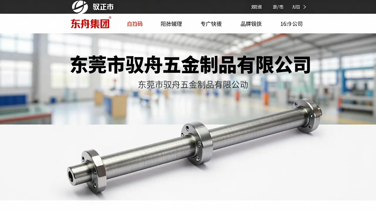 东莞市驭舟五金制品有限公司 首页主视觉